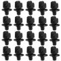eMagTech Lot de 20pcs Clips de Support Tuyau de Rechange 6758612 Compatible avec Ford Clips Décoratifs Clips de Montage Panneau 