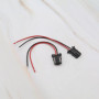ECSiNG Lot de 2 connecteurs à 2 broches compatibles avec VW Audi Skoda Seat 3B0972702 1J0971972 - Faisceau de câble LED pour por