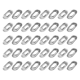 ECSiNG 20Pcs Bouton Tourner Oeillets Rondelles pour Bateau Canopy Couverture Tente Toile Bâche Caravane Meubles Bagages en Métal