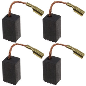 ECSiNG 2 Paires Balais de Charbon pour Meuleuse d'angle 6.3x8x13.5mm Compatible avec Ryobi EAG950RB EAG750RS 115 125 D54 Pièce d