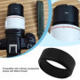 ECSiNG 2 Pièces Pare-Soleil pour Objectif d'appareil Photo Compatible avec Objectifs avec Filetage 58mm Pare-Soleil à Visser 64x