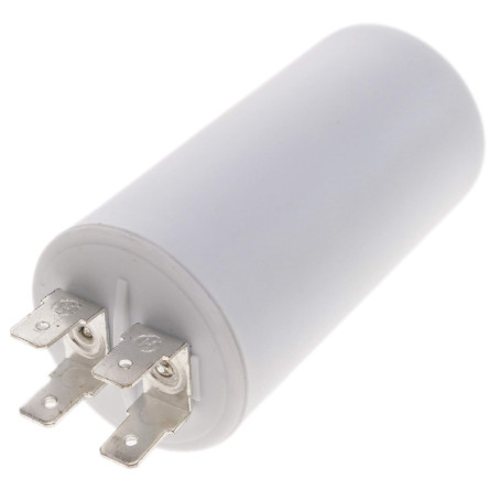 BeMatik AB091-VCES Condensateur de démarrage pour Moteur électrique 22µF 450VAC (AB091), Gris