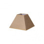 Abat-jour E27 marron 30 x 13 x 22 cm idéal pour décoration intérieure et ambiance