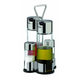 Tescoma Ensemble huile, vinaigre, sel et poivre