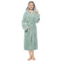 Arus Pandora, Peignoir de bain, longueur mollet, taille femme: XL, taille unisexe: L-XL, Vert clair