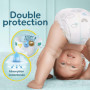 Pampers Premium Protection Taille 3, 30 Couches, 6kg-10kg, Double Protection Pour La Peau Et Contre Les Fuites