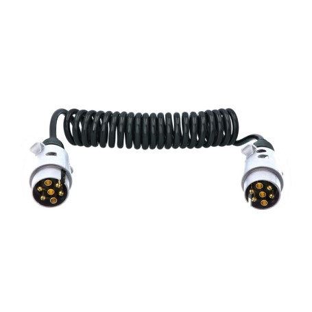 Carpoint Rallonge pour Remorque Spiral 7-broches - 2 Prises mâles