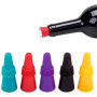 FLZONE 6 Pièces de Bouchons à Vin,Capsules de Bouteille Vin Silicone,Capuchon Réutilisable pour Bouchon Garder la Chair pour le 