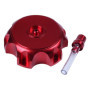 Bouchon de Réservoir, 48.5mm CNC Bouchon Reservoir de Carburant vanne de Purge Cap, Bouchon de Couvercle de Réservoir de carbura