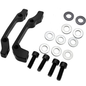 Young Wolf Lot de 2 adaptateurs IS/Post avant 180/203 mm arrière 160/180 mm pour étrier de frein à disque