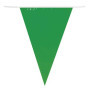 Boland 74728 – Guirlande de fanions Vert/blanc, longueur 10 m, guirlande de drapeaux en plastique, décoration à suspendre, carna