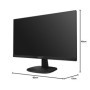 Philips Monitors Écran PC 23,8 inch SMB Noir 243V7QJABF/00