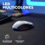 GXTrust 1108W Vylax Souris Gamer sans Fil Rechargeable, 80 Heures d'autonomie, 800-4800 DPI, Éclairage LED Multicolore, Récepteu