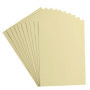 vaessen creative Florence Papier Cartonné, Beige (Pudding), 216g, 10 Feuilles, Surface Lisse, pour Peindre, Scrapbooking et plus