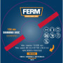 FERM Lame diamantée 150mm (2 pcs) - pour rainureuse