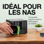 Seagate IronWolf 3To, Disque dur interne NAS HDD, CMR 3.5 Pouces, SATA 6Goit/s 5 400 tr/min, 64 Mo de mémoire cache, pour NAS RA