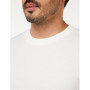 Calvin Klein Jeans T-Shirt Manches Longues Homme Badge Waffle Basique, Blanc (Bright White), 3XL