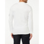 Calvin Klein Jeans T-Shirt Manches Longues Homme Badge Waffle Basique, Blanc (Bright White), 3XL