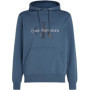 Calvin Klein Jeans SEASONAL MONOLOGO REGULAR HOODIE Sweat à capuche Homme, Bleu (Blue Coast), XS