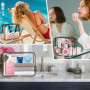 Lot de 3 Pochettes Transparentes pour Toilette - 3 Tailles (30/24/18cm), PVC Résistant à l'eau, Zippé - Voyage, Maquillage, Orga