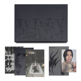 Agust D(SUGA) of BTS - [D - DAY] (Weverse Albums Ver.) Photo Book + Lyric Poster + Post Card + QR Card + Photo Card + 2 Extra Ph