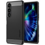 Spigen Rugged Armor Coque Compatible avec Sony Xperia 1 VI - Noir Mat