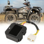 GNXfixt Régulateur De Tension Redresseur pour Linhai 260Cc 300Cc ATV Scooter Dirt Bike Go Kart Tension DC Régulateur Rectifieur 