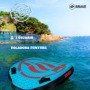 BRAVE SPORTS Bouée Tractable pour Sports Nautiques – Bouées tractables, Structures Gonflables Tractables – Bateau en PVC pour Ba