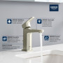 GROHE 23838000 Tallinn Robinet de salle de bain à poignée unique Chromé 10,2 cm