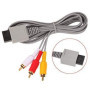 RUITROLIKER 6 pieds av câble Audio Vidéo RCA câble composite pour CONSOLE Wii