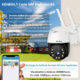 GENBOLT 3G/4G LTE Caméra Surveillance Extérieure Carte Sim, 24/7 Enregistrement Camera sans WiFi à Brancher Fillare PoE Vidéosur