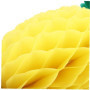 Happium Ananas Lot de 3 décorations en nid d'abeille en papier de 14 pouces Décorations en boule de papier d'ananas pour fête à 