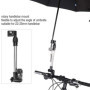 Broco Parapluie Guidon Support,Vélo bébé Poussette Parapluie Pluie Fauteuil Roulant Ensoleillé Support à Extension for Guidon