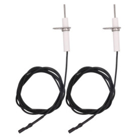 Meter Star 2Pc 38" Ignitor Wire - Remplacement de l’Assemblage d’électrode en céramique, Ignition Electrode Can DIY Bending for 