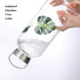 Bouteille d’eau en Verre 1,5 Litres, Gourde en Verre Verre Borosilicaté Écologique avec Protection Néoprène Houss sans Bpa