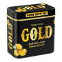 Game Factory 646252 Gold Mini Jeu de Cartes dans Une boîte métallique Pratique, à partir de 6 Ans, idéal comme Jeu de Voyage ou 