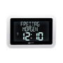Horloge Numérique Murale Rétroéclairée et Radio Pilotée - La Viso15 de Geemarc Affiche Automatiquement l’Heure Exacte - Calendri