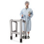 Balinco Déambulateur Gonflable Argent/Gris - l'accessoire Parfait pour Votre Costume de Grand-mère ou Grand-père pour Le Carnava