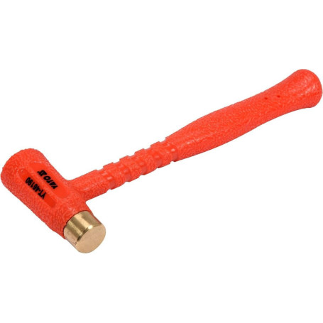 YATO Marteau à chocs professionnel - Diamètre : 20 mm - 300 g - Avec tête en laiton et billes en acier pour une absorption optim