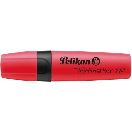 Pelikan Surligneur 490, rouge, 10 pièces