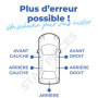5 serrures de porte compatibles pour Kangoo 1 et Nissan Kubistar (1997-2009) Barillet de porte avec double de clés | 7701472590 