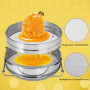 HunterBee Miel - Tamis à double abeille en acier inoxydable - Filtre à déchets - Pour l'apiculture