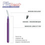 Brossettes interdentaires Pikdent - Noyau en acier revêtu et poils en Tynex - Taille 7 Noir 1,2 Mm Conique - 20 Brossettes
