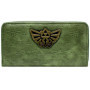 Legend of Zelda en Relief Tri-Force Symboles Portefeuille Vert
