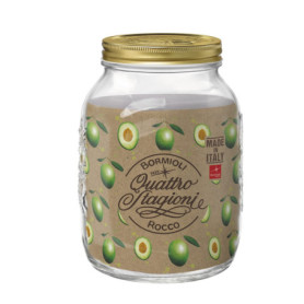 Bormioli Rocco BOR1298 4 Seasons Jar with Capsules, 3 kg, Glass