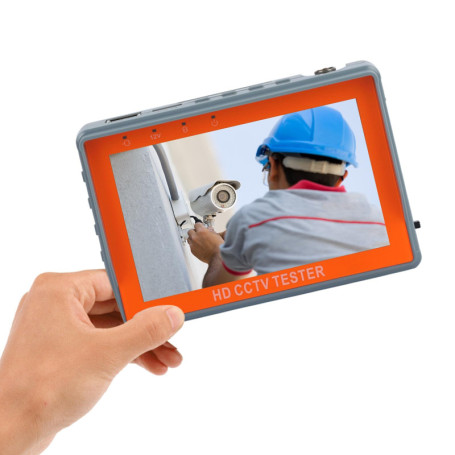 Caméra analogique AHD 720P/1080P/3mp/4mp/5mp/8MP AHD, TVI, CVI et CVBS, moniteur vidéo de sécurité avec écran LCD 4,3 pouces DC1