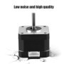 Diyeeni Moteur Pas à Pas 42BYGH34, Moteur Pas à Pas Bipolaire 4 Fils 12V 1.3A 0.30Nm avec câble de Connexion, Angle de Pas de 1,