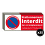 LOT DE 35 Autocollants- Stationnement Interdit - parking privé,Dissuasif Contre Les Voitures Mal Garées, Ou En Stationnement Gên