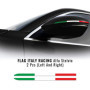 4R Quattroerre.it Bandes adhésives Tricolore Italia Compatible pour rétroviseurs Alfa Stelvio