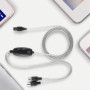 Wendry Câble d'interface de câble MIDI USB, convertisseur de câble MIDI vers USB Cordon d'adaptateur d'interface MIDI Clavier Li